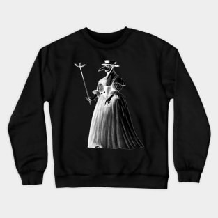 Lady Plague Doctor (black) Crewneck Sweatshirt